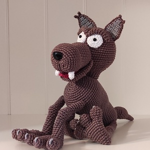Amigurumi farkas... - játék & sport - plüssállat & játékfigura - más figura - Meska.hu