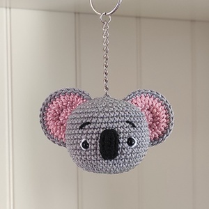 RENDELHETŐ!  Kulcstartó - amigurumi koala - Meska.hu RENDELHETŐ!  Kulcstartó - amigurumi koala - Meska.hu