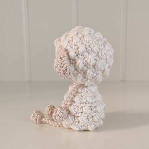 Késztermék! Amigurumi ujjbáb - Pille a bárány - játék & sport - bábok - ujjbáb - Meska.hu