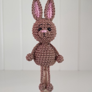 Késztermék! Amigurumi ujjbáb - Nyuszi, Játék & Sport, Bábok, Ujjbáb, Horgolás, MESKA