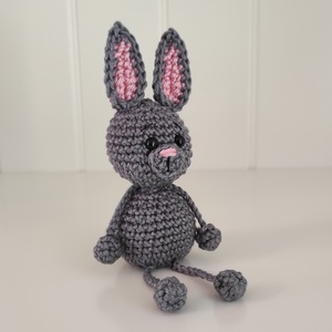 Késztermék! Amigurumi ujjbáb - Nyuszi - játék & sport - bábok - ujjbáb - Meska.hu