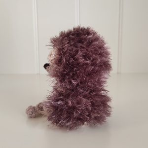 KÉSZLETEN!  Késztermék! Amigurumi ujjbáb - Guszti a kis süni - játék & sport - bábok - ujjbáb - Meska.hu