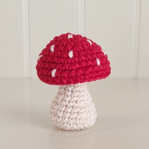 Késztermék! Amigurumi gombácska..., Játék & Sport, Bábok, Ujjbáb, Horgolás, MESKA