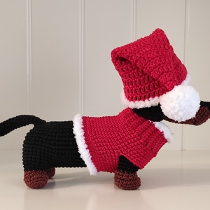 KÉSZLETEN!  Tacsi pulcsiban és sapkában... - játék & sport - plüssállat & játékfigura - kutya - Meska.hu KÉSZLETEN!  Tacsi pulcsiban és sapkában... - játék & sport - plüssállat & játékfigura - kutya - Meska.hu