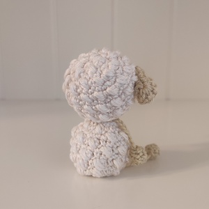 KÉSZLETEN!  Késztermék! Amigurumi ujjbáb - Pille a bárány - játék & sport - bábok - ujjbáb - Meska.hu