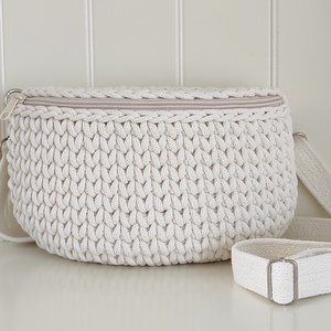 Horgolt táska..., Táska & Tok, Kézitáska & válltáska, Vállon átvethető táska, Varrás, Horgolás, MESKA