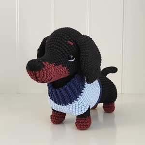 KÉSZLETEN!  Tacsi kék pulcsiban... - Meska.hu