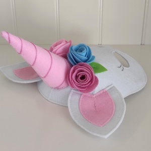 KÉSZLETEN!  Unikornis álarc - fehér - ruha & divat - jelmez & álarc - álarc - Meska.hu