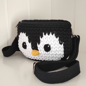 Mini horgolt táska - pingvin... - Meska.hu