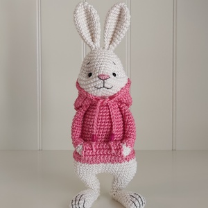 Nyuszi kapucnis pulcsiban... - Meska.hu