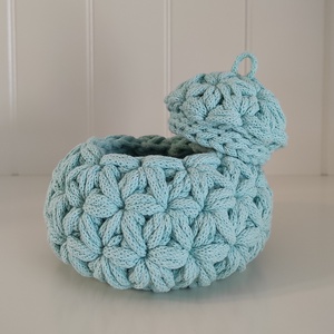 Horgolt bonbonier... - otthon & életmód - dekoráció - asztal és polc dekoráció - díszdoboz - Meska.hu