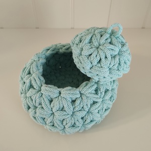 Horgolt bonbonier... - otthon & életmód - dekoráció - asztal és polc dekoráció - díszdoboz - Meska.hu