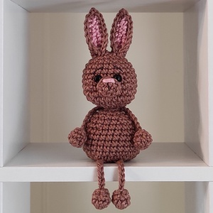 KÉSZLETEN!  Késztermék! Amigurumi ujjbáb - Nyuszi - Meska.hu