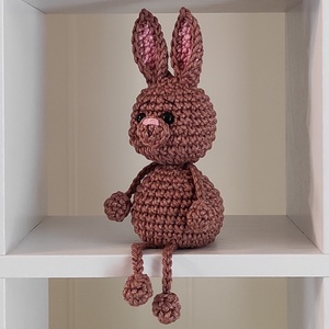 KÉSZLETEN!  Késztermék! Amigurumi ujjbáb - Nyuszi - játék & sport - bábok - ujjbáb - Meska.hu