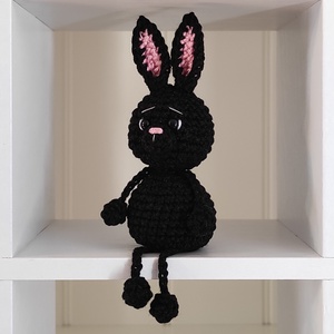 KÉSZLETEN!  Késztermék! Amigurumi ujjbáb - Nyuszi - játék & sport - bábok - ujjbáb - Meska.hu