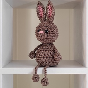 KÉSZLETEN!  Késztermék! Amigurumi ujjbáb - Nyuszi - játék & sport - bábok - ujjbáb - Meska.hu