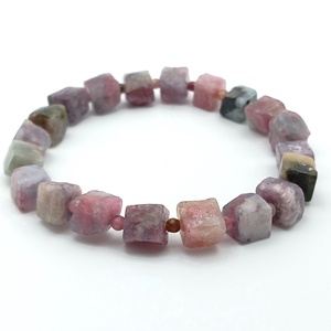 Turmalin szilva kocka karkötő, Ékszer, Karkötő, Ásványkarkötő, Ékszerkészítés, MESKA