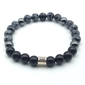 Vízöntő (jan.21 � febr.19) karkötő - férfi, Ékszer, Karkötő, Ásványkarkötő, Ékszerkészítés, MESKA