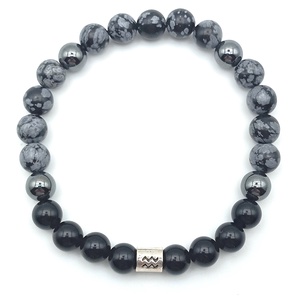 Vízöntő (jan.21 � febr.19) karkötő - férfi - ékszer - karkötő - ásványkarkötő - Meska.hu