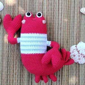 Horgolt, amigurumi rák - Meska.hu