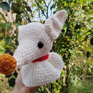 Horgolt, amigurumi szellem kutya - otthon & életmód - dekoráció - halloween - halloweeni figurák - Meska.hu