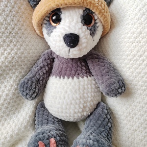 Horgolt, amigurumi panda - otthon & életmód - babaszoba, gyerekszoba - babaszoba dekoráció - Meska.hu