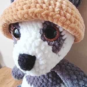 Horgolt, amigurumi panda - otthon & életmód - babaszoba, gyerekszoba - babaszoba dekoráció - Meska.hu