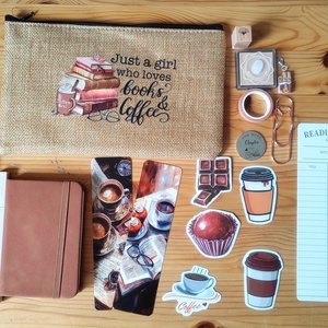Kávé és édesség Bookish Bundle , DIY (Csináld magad), Egységcsomag, Scrapbook, MESKA