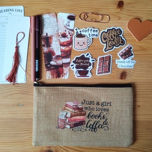 Kávé és édesség Bookish Bundle  - diy (csináld magad) - egységcsomag - Meska.hu