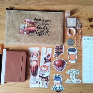 Kávé és édesség Bookish Bundle  - diy (csináld magad) - egységcsomag - Meska.hu