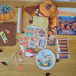 Őszi bookish bundle , DIY (Csináld magad), Egységcsomag, Scrapbook, MESKA
