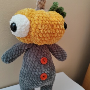 Horgolt, amigurumi tök figura - otthon & életmód - dekoráció - halloween - halloweeni figurák - Meska.hu