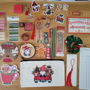 Karácsonyi bookish bundle , DIY (Csináld magad), Egységcsomag, Scrapbook, MESKA