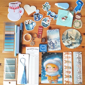 Téli bookish bundle  - diy (csináld magad) - egységcsomag - Meska.hu