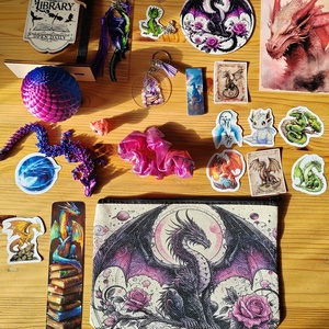 Sárkányos bookish bundle  - diy (csináld magad) - egységcsomag - Meska.hu