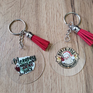 Karácsonyi kulcstartó, Táska & Tok, Kulcstartó & Táskadísz, Kulcstartó, Mindenmás, Átlátszó kulcstartó, karácsonyi mintával.

A képek csak tájékoztató jellegűek, a készlet folyamatos..., MESKA
