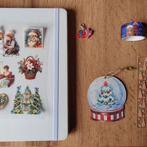 Karácsonyi csomag, kék, fehér - diy (csináld magad) - egységcsomag - Meska.hu