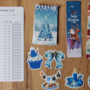 Karácsonyi csomag, kék, fehér - diy (csináld magad) - egységcsomag - Meska.hu