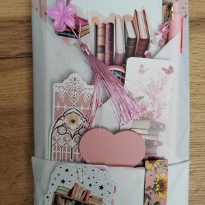 Rózsaszín csomag, DIY (Csináld magad), Egységcsomag, Scrapbook, MESKA