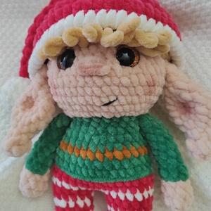 Karácsonyi manó - karácsony - karácsonyi lakásdekoráció - karácsonyi manók, figurák - Meska.hu