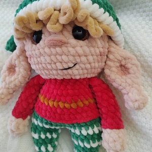 Karácsonyi manó - karácsony - karácsonyi lakásdekoráció - karácsonyi manók, figurák - Meska.hu