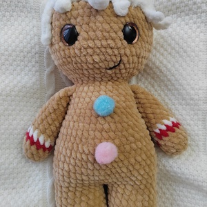 Mézi, Karácsony, Karácsonyi lakásdekoráció, Karácsonyi manók, figurák, Horgolás, Varrás, MESKA