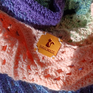 Horgolt vállkendő Tavasz  - ruha & divat - sál, sapka, kendő - kendő - Meska.hu