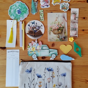 Tavaszi bookish bundle  - diy (csináld magad) - egységcsomag - Meska.hu