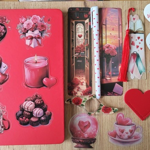 Valentin napi csomag, piros - diy (csináld magad) - egységcsomag - Meska.hu