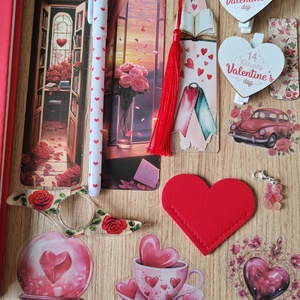 Valentin napi csomag, piros - diy (csináld magad) - egységcsomag - Meska.hu