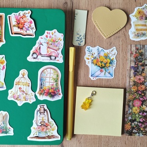 Tavaszi csomag, sárga - Meska.hu