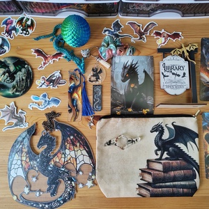 Sárkányos bookish bundle , DIY (Csináld magad), Egységcsomag, Scrapbook, MESKA
