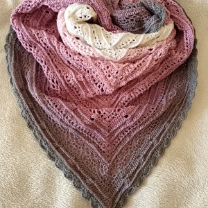 Horgolt vállkendő Spring  - Meska.hu