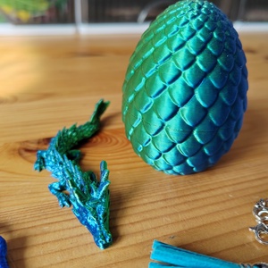 Összekészített csomag: sárkányos, kék/zöld - kellékek & szerszámok - dekorációs kellékek - figurák - Meska.hu